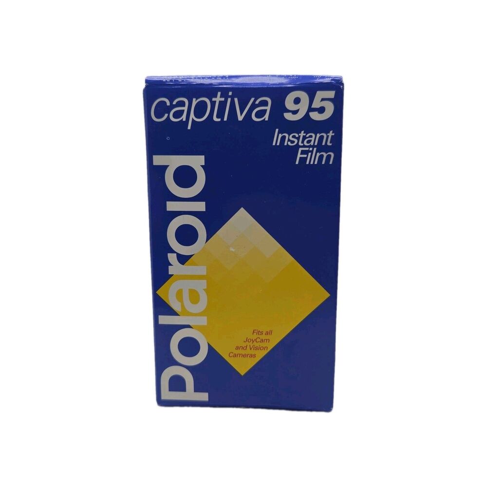 Polaroid captiva 95 instant film JoyCam 10 photos Sealed Box Exp 12/98